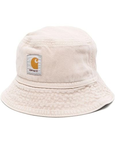 Carhartt Garrison Cotton Bucket Hat - ナチュラル