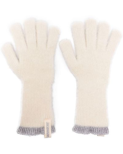 Jacquemus Alpaca Wool-blend Long Gloves - White