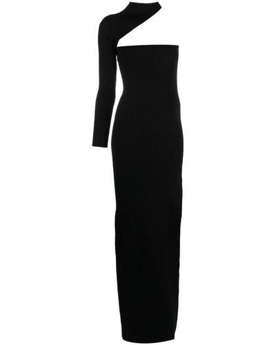 WANDERING Maxi-jurk Met Lange Mouwen - Zwart