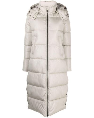 Save The Duck Colette Quilted Hooded Coat - White