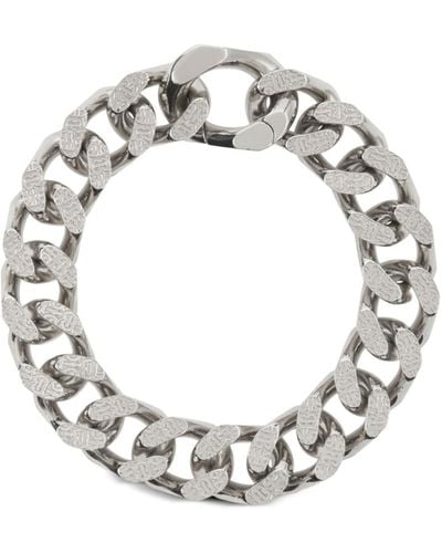 Burberry Curb-chain Bracelet - Metallic