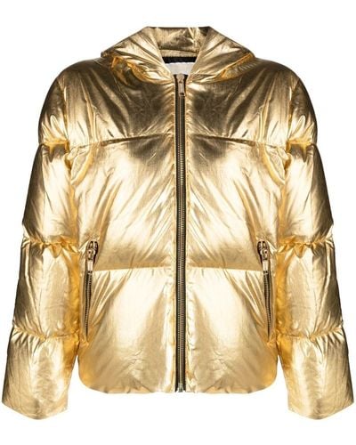 MICHAEL Michael Kors Zip-fastening Padded Jacket - Metallic