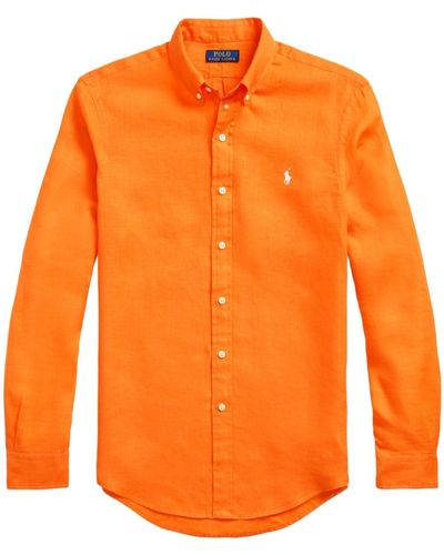Polo Ralph Lauren Camicia con ricamo - Arancione