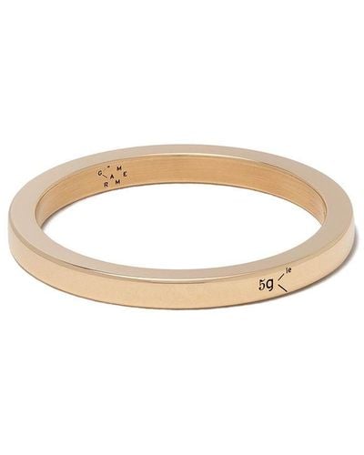 Le Gramme 18kt Yellow Polished Gold 5 Grams Ribbon Ring - White