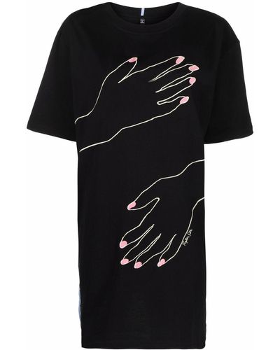 McQ Camiseta oversize - Negro