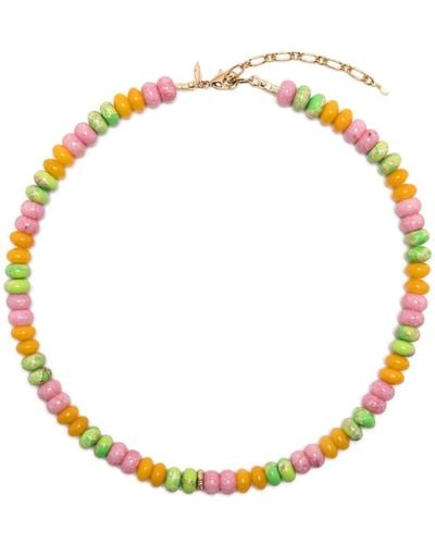 Anni Lu Paradiso Wild Lime Bead Necklace - Multicolour