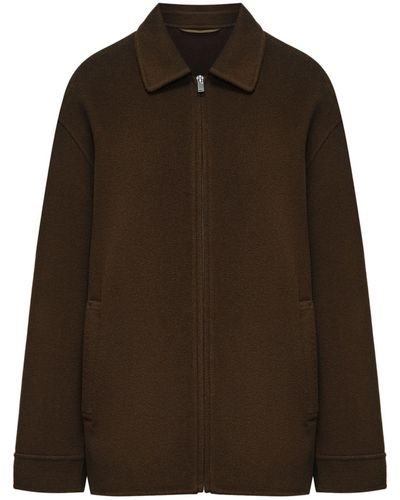 12 STOREEZ Wool-blend Jacket - Brown