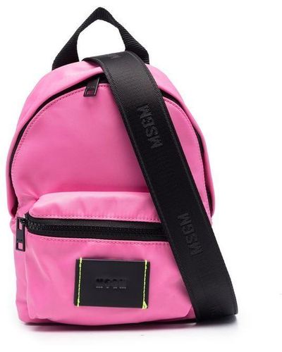 Pink MSGM Backpacks for Men | Lyst