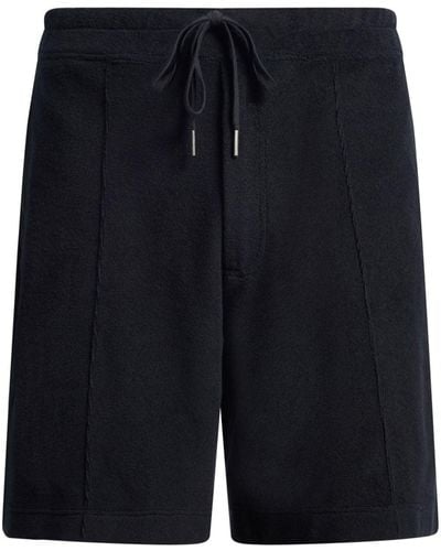Tom Ford Towelling-finish Deck Shorts - Blue