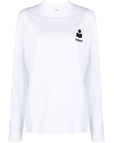Isabel Marant Milla Organic-cotton Sweatshirt - White