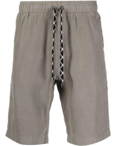 Zadig & Voltaire Contrast-trim Bermuda Shorts - Gray