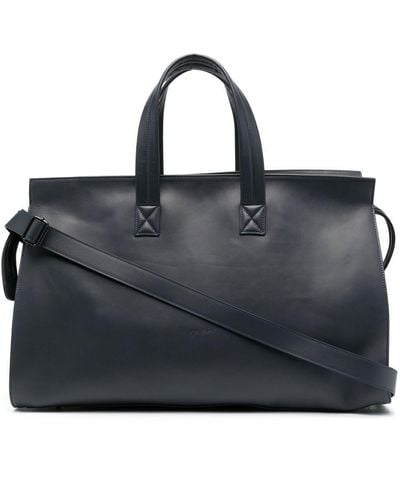 Marsèll Leather Zip-up Holdall - Black