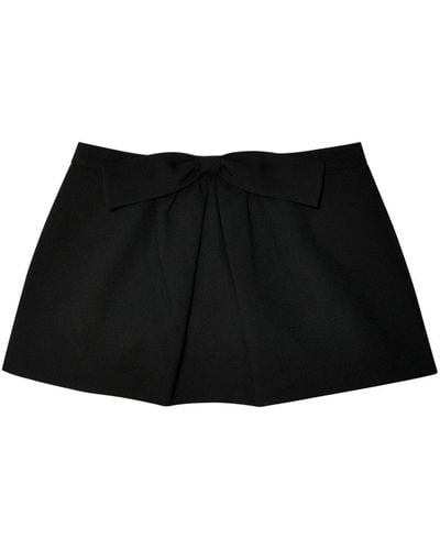 ShuShu/Tong リボンディテール ミニスカート - ブラック