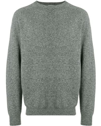 Sunspel Sweater Met Ronde Hals - Grijs