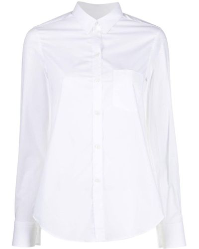 Filippa K Camisa con botones y manga larga - Blanco