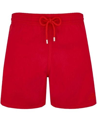 Vilebrequin Moorea Drawstring Swim Shorts - Red