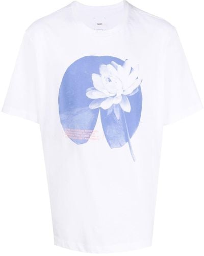 OAMC Camiseta con motivo gráfico - Blanco