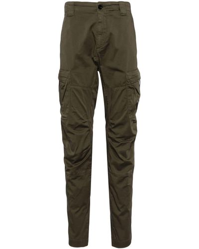 C.P. Company Tapered-leg Cargo Trousers - Green