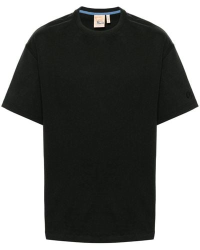 Champion Logo-embroidered Cotton T-shirt - Black