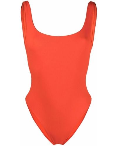 Manokhi Badeanzug mit U-Ausschnitt - Orange