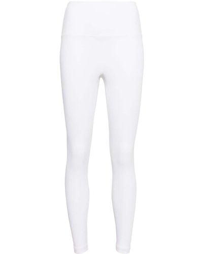James Perse Seam-detail High-waisted leggings - White