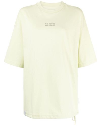 Izzue T-shirt en coton à imprimé graphique - Neutre