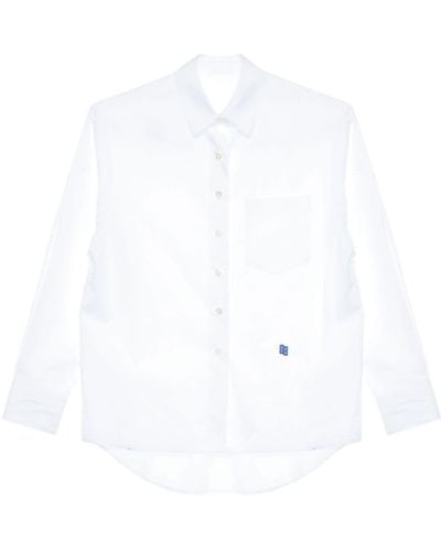 Adererror Long-sleeved Cotton Shirt - White