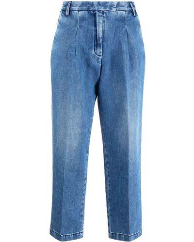 Jacob Cohen Diane Cropped Trousers - Blue