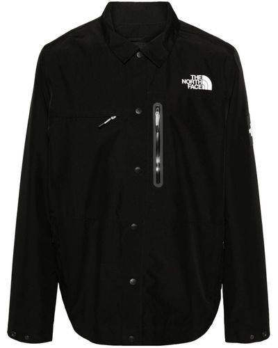 The North Face Amos Logo-Appliqué Shirt Jacket - Black