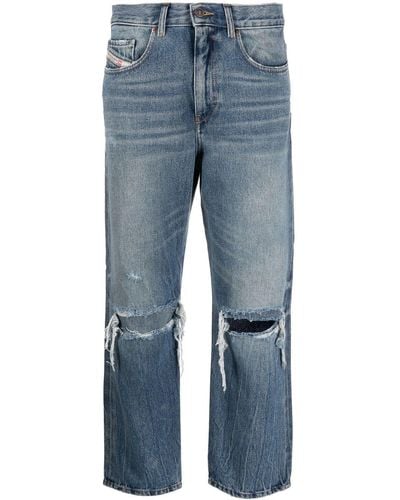 DIESEL Jeans dritti D-Air - Blu