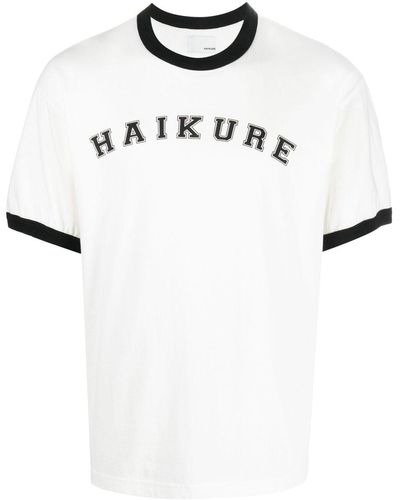 Haikure T-shirt Owen en coton - Blanc