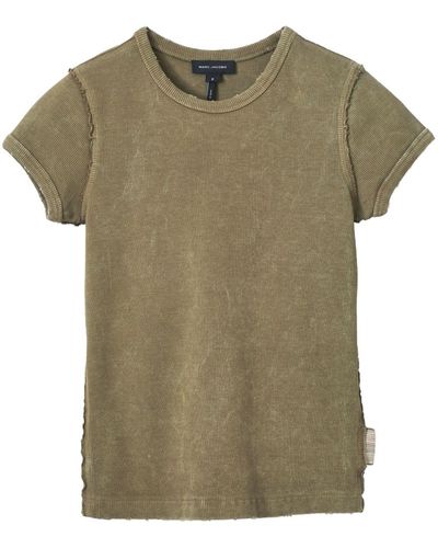 Marc Jacobs Grunge shrunken T-shirt - Grün