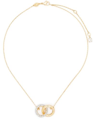 Swarovski Dextera Crystal-embellished Interlinked Necklace - White