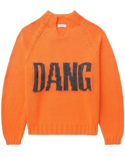 ERL Dangerous Polo Sweater - Orange