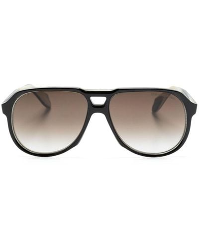 Cutler and Gross 9782 Navigator-frame Sunglasses - Black