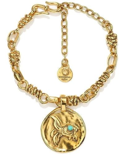 Goossens Talisman Astro Pisces Gold-plated Bracelet - Metallic
