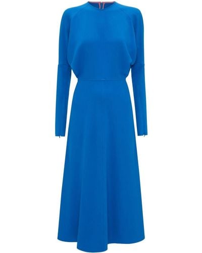 Victoria Beckham Midi-jurk - Blauw