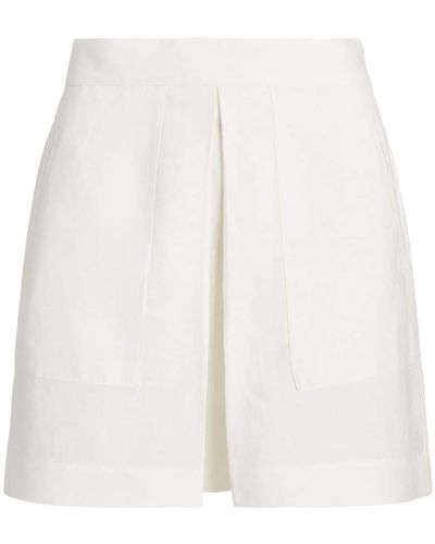 Polo Ralph Lauren Minifalda con pliegues invertidos - Blanco