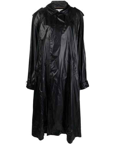 Saint Laurent Oversized Trenchcoat - Zwart