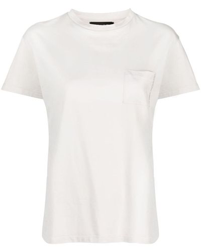 Fabiana Filippi Camiseta de manga corta - Blanco