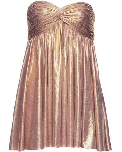 retroféte Kaiser Metallic-finish Dress - Pink