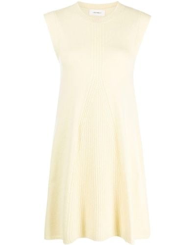 Lisa Yang Knitted Cashmere Minidress - Natural