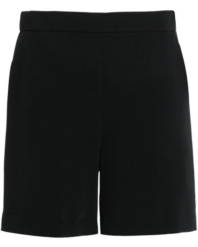 P.A.R.O.S.H. Elasticated Textured Shorts - Black