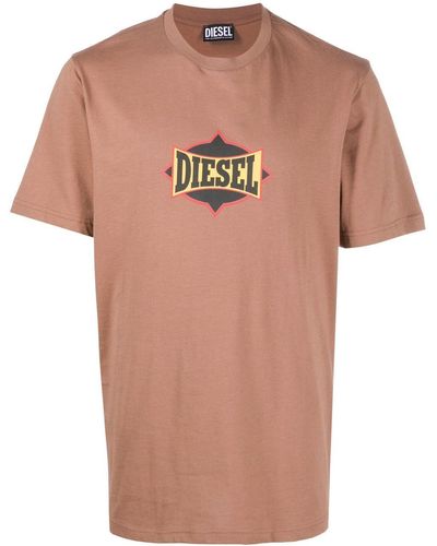 DIESEL ロゴ Tシャツ - ブラウン