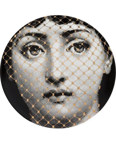 Fornasetti Face T&V wall plate - Gris