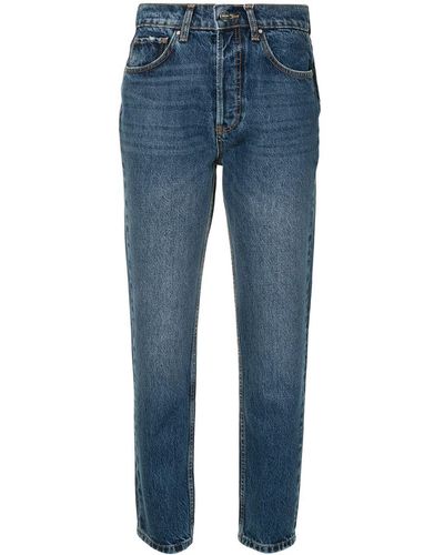 Anine Bing Straight Jeans - Blauw