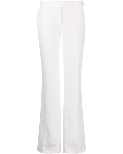 Stella McCartney Hose mit hohem Bund - Weiß