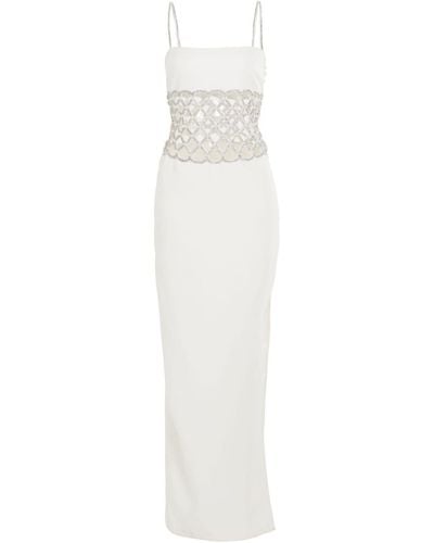 retroféte Solene Cut-out Maxi Dress - White