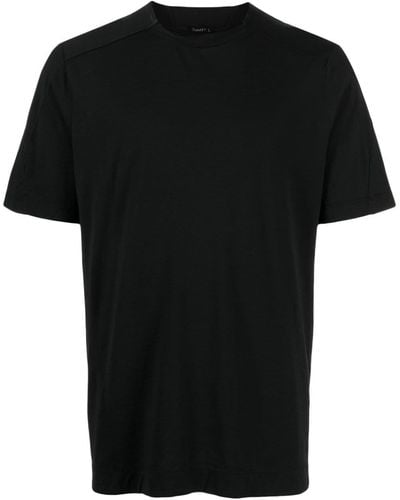 Transit Round-neck Cotton-blend T-shirt - Black