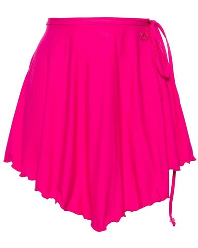 Twin Set Mini Wrap Cover-up - Pink
